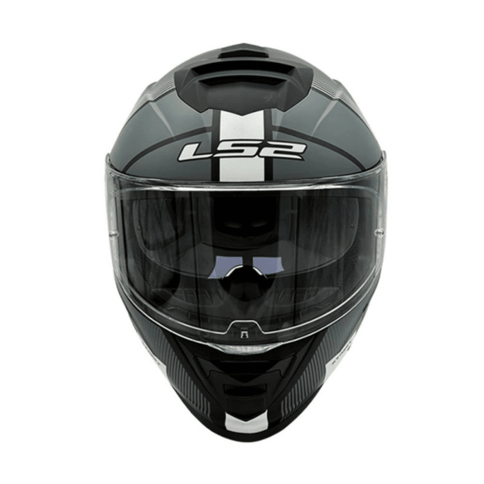 CASCO LS2 FF800 STORM II EPIC NEGRO BLANCO MATE3