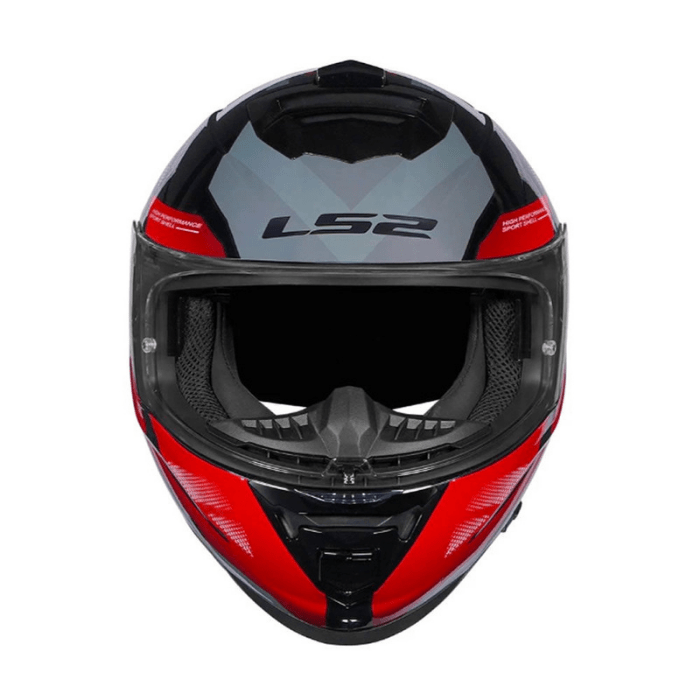 CASCO LS2 FF800 STORM II KRONOS ROJO GRIS4