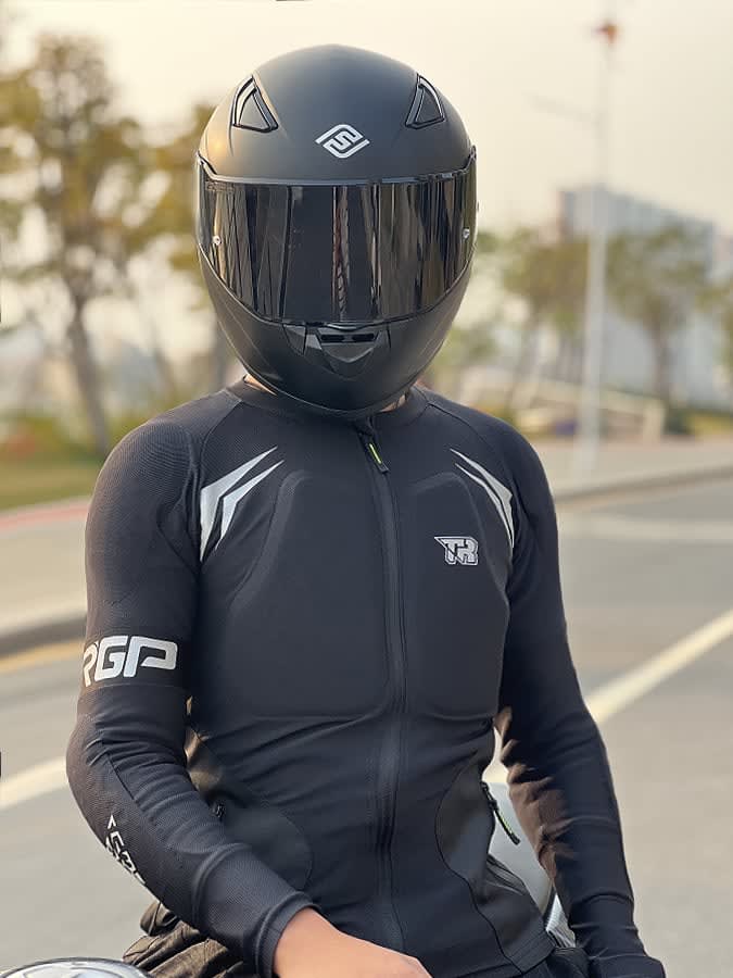 Chaqueta para moto con protecciones tiger racing tr-h54