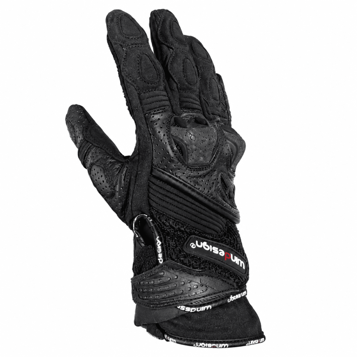 GUANTE MESH AIR RACE NEGRO | EQUILIBRIO PERFECTO ENTRE PROTECCIÓN Y CONFORT1