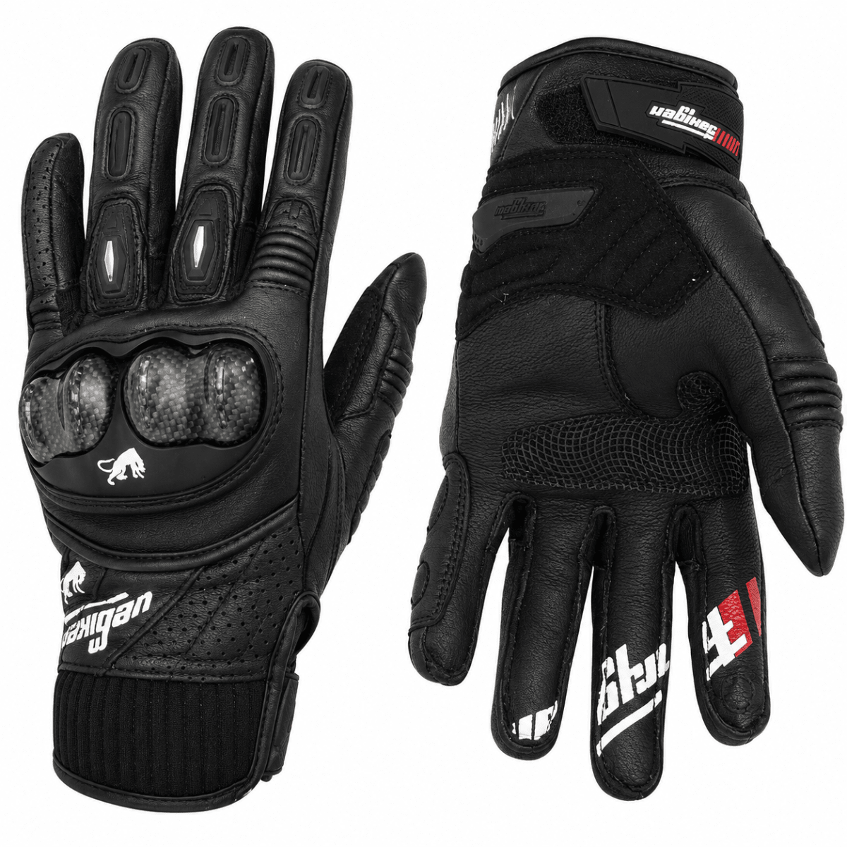 GUANTE FURYGAN 100% CUERO NEGRO FR-4 | PREMIUM PARA UNA CONDUCCIÓN DEPORTIVA1