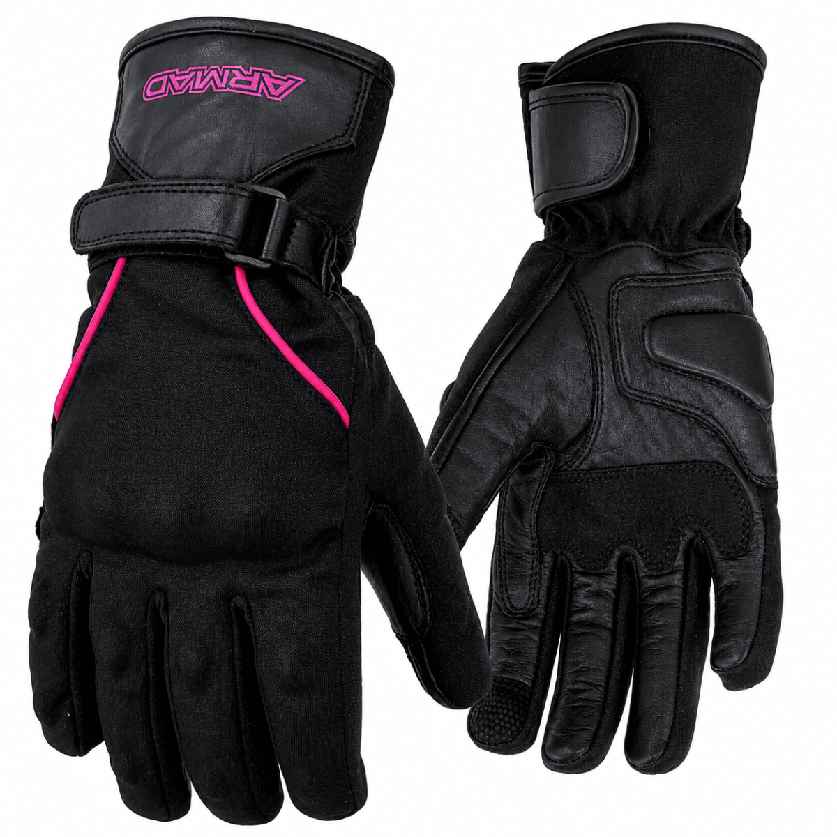 GUANTES MOTO ARMAD GEAR REYA LADY MUJER TOUCH CUERO INVIERNO | PROTECCIÓN Y CALIDEZ PARA CADA RUTA1
