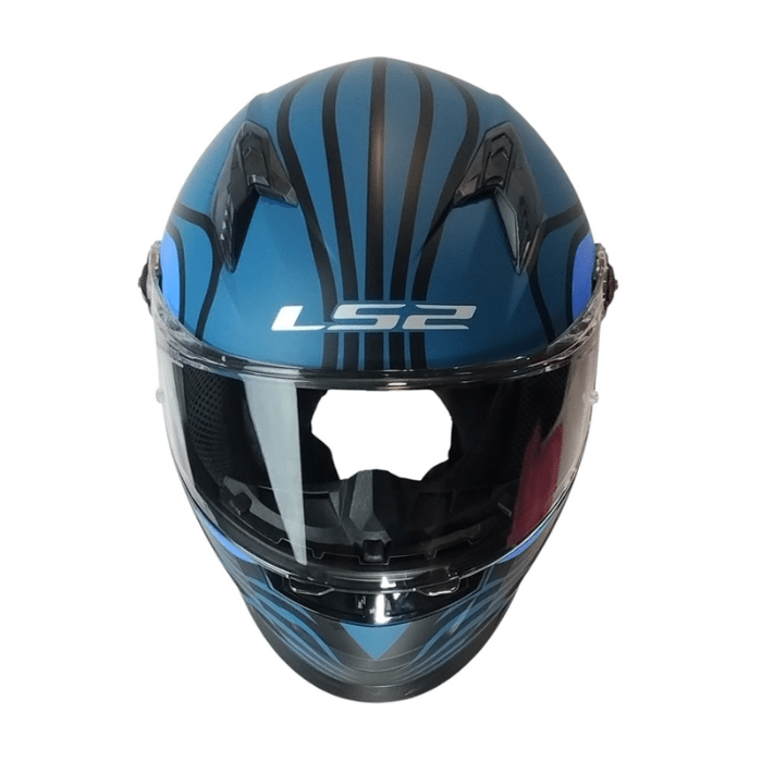 CASCO LS2 FF816 COSMOS BEATS NEGRO AZUL MATE5