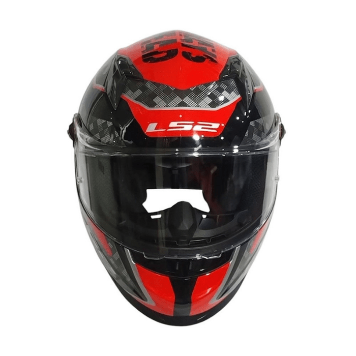 CASCO LS2 FF816 COSMOS STRIKE GRIS ROJO | CERTIFICADO ECE 22.065