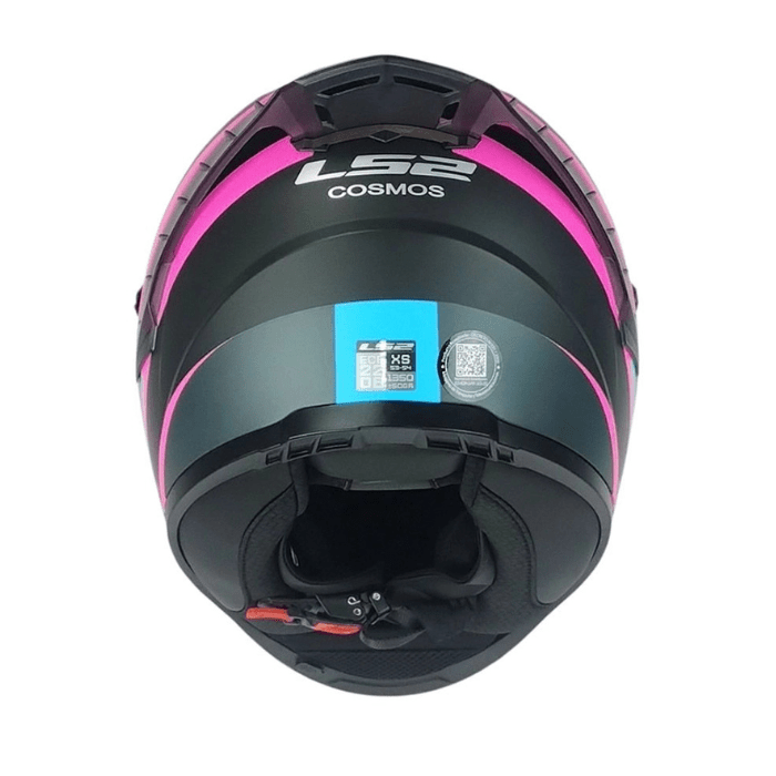 CASCO LS2 FF816 COSMOS MODOK NEG ROSA MATE ST5