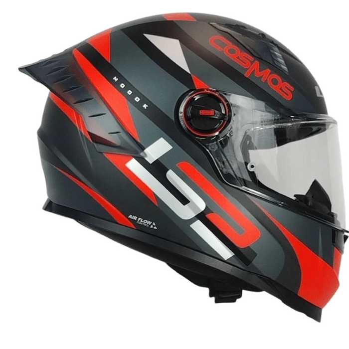 CASCO LS2 FF816 COSMOS MODOK NEG ROJO MATE ST5