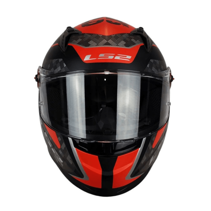 CASCO LS2 FF816 COSMOS STRIKE GRIS ROJO MATE5