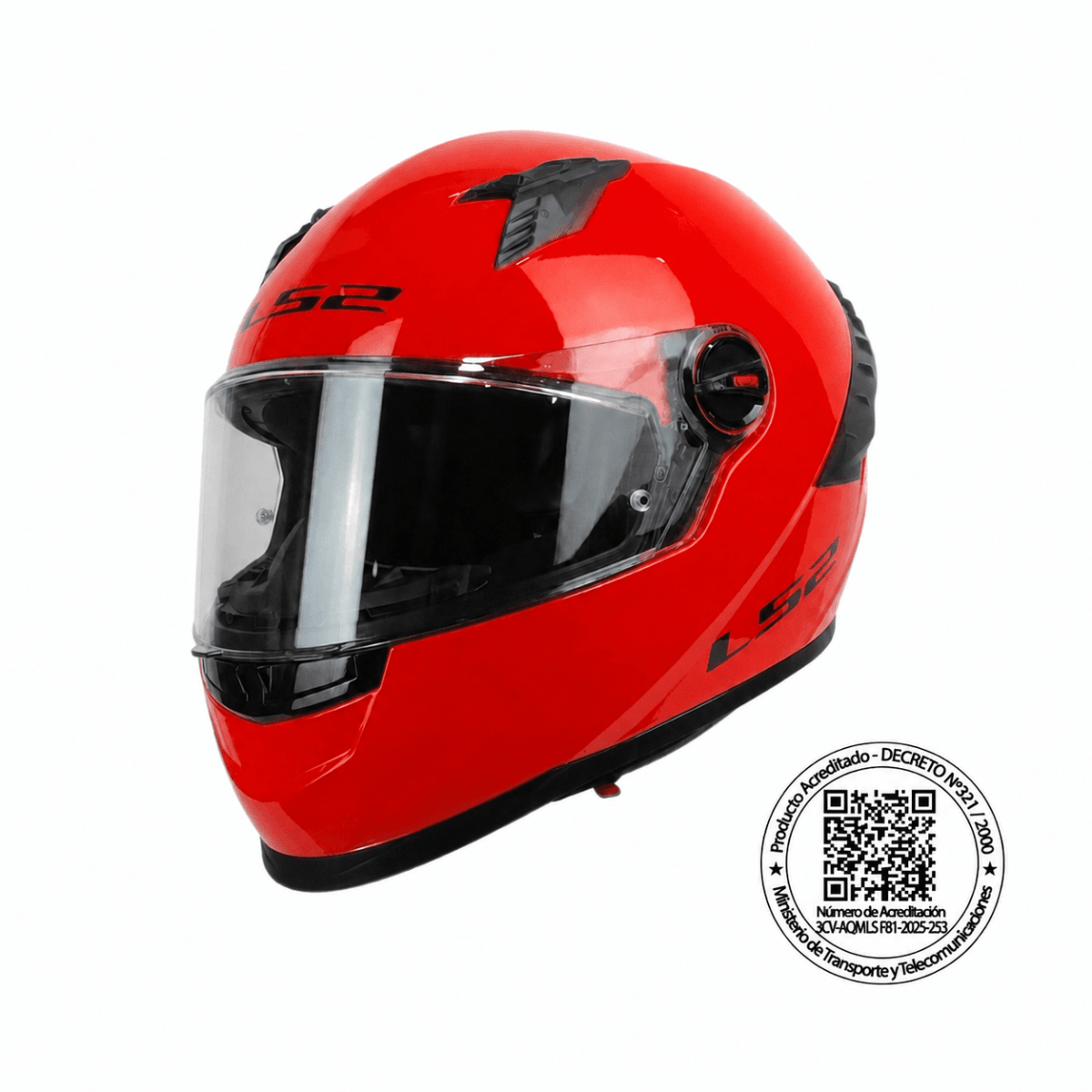 CASCO PARA MOTO LS2 FF816 COSMOS ROJO BRILLANTE1