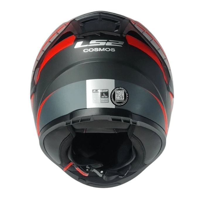 CASCO LS2 FF816 COSMOS MODOK NEG ROJO MATE ST6