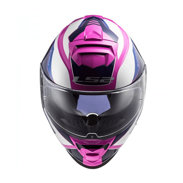 CASCO LS2 FF800 STORM II TECHY BLANCO ROSA6