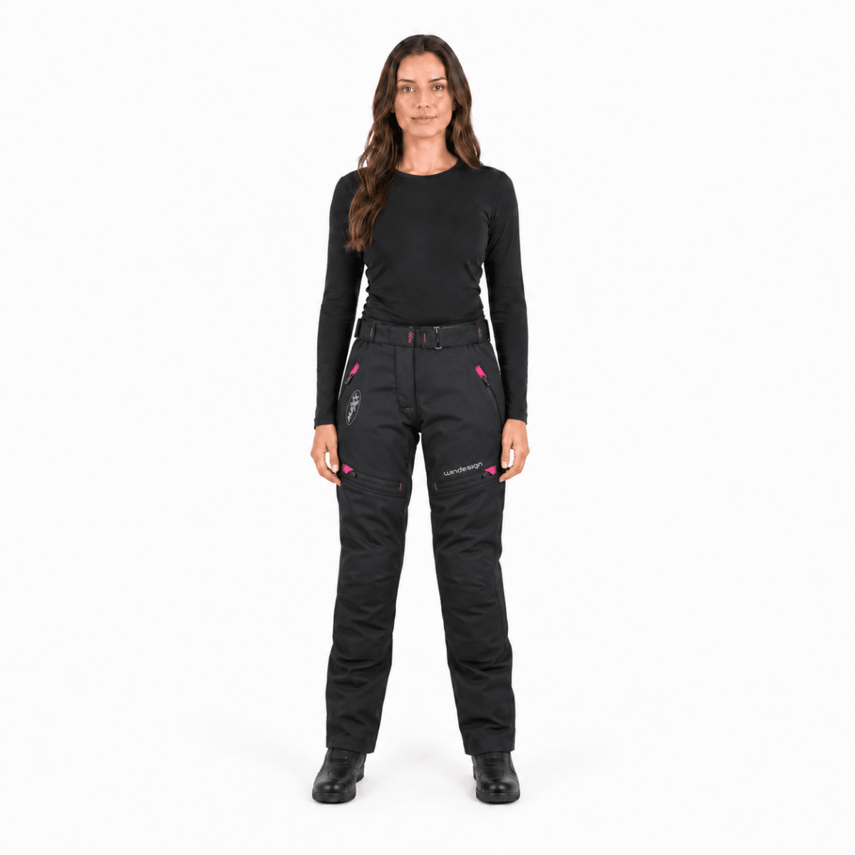 PANTALÓN MOTO MUJER SOFTSHELL CON PROTECCIONES | CONFORT Y SEGURIDAD2