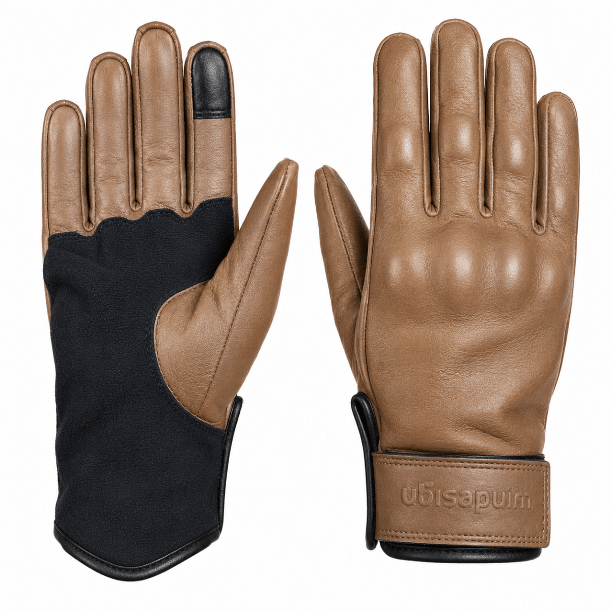 GUANTES DE CUERO CAFÉ IMPERMEABLE | ELEGANCIA Y PROTECCIÓN PARA TODO CLIMA1