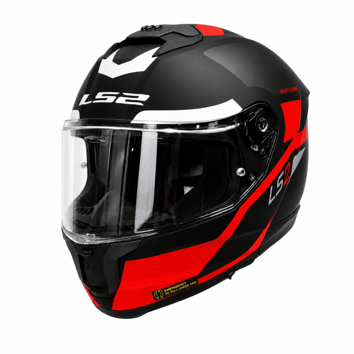 CASCO LS2 FF808 STREAM II TRON NEGRO ROJO MATE | DOMINA CADA RUTA CON PRECISIÓN1