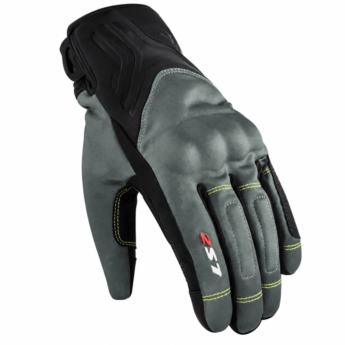 GUANTE LS2 JET II NEGRO GRIS HOMBRE | PROTECCIÓN IMPERMEABLE PARA TODO CLIMA1