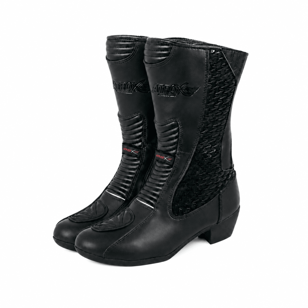 BOTA ATROX TURISMO MUJER LARGA 6070 NEGRA | VIAJA CON SEGURIDAD Y MÁXIMO CONFORT2