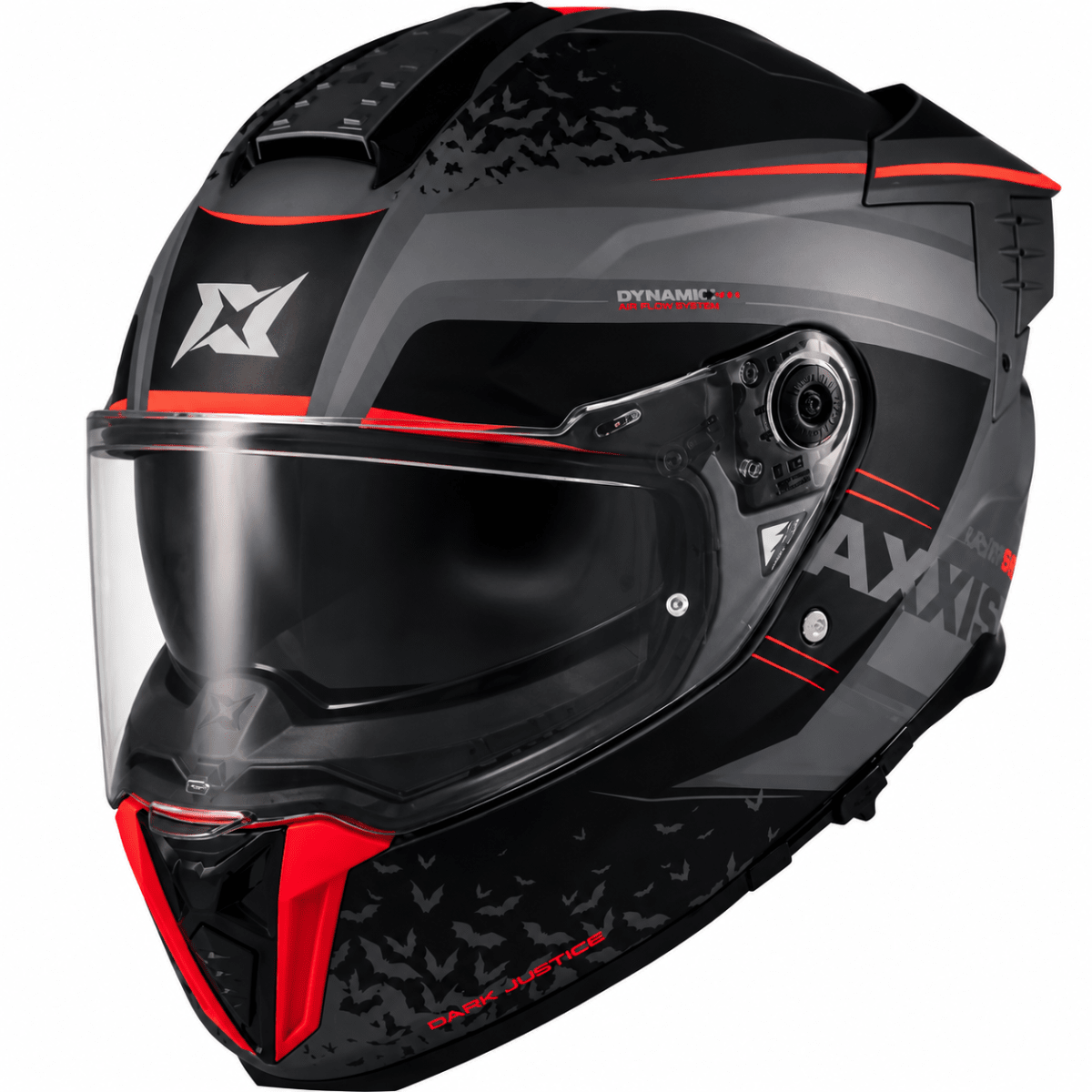 CASCO AXXIS FF122SV HAWK EVO SV DARK JUSTICE C5 MATE | CASCO INTEGRAL CON VISOR SOLAR CERTIFICADO2