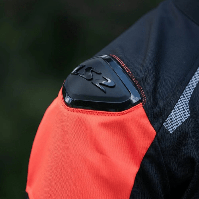 CHAQUETA LS2 ZOOM NEGRA ROJA7