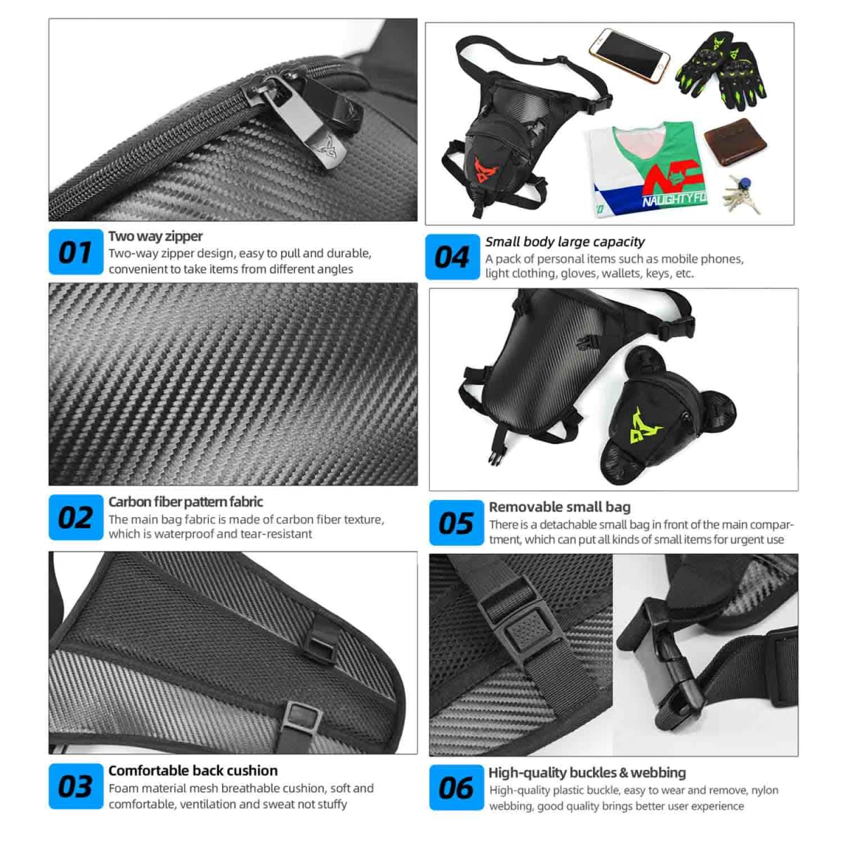 Muslera para moto motocentric 11-MC-0098 3,5 litros rojo7