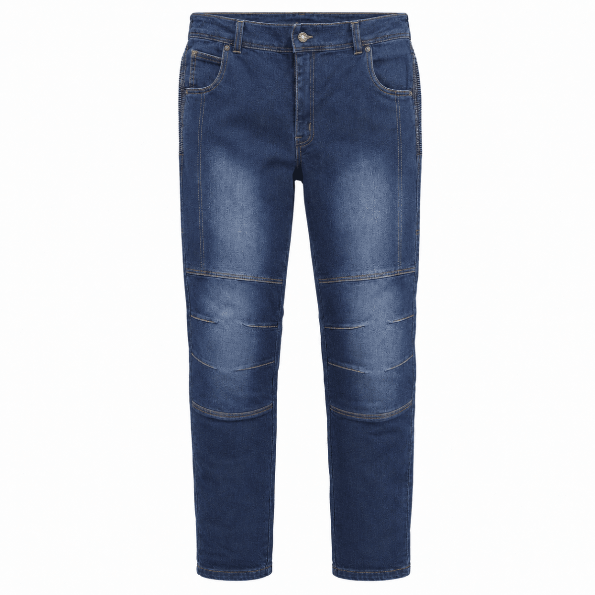 PANTALÓN DE MOTO TIPO JEANS CON KEVLAR Y PROTECCIONES AZUL | ESTILO CASUAL1