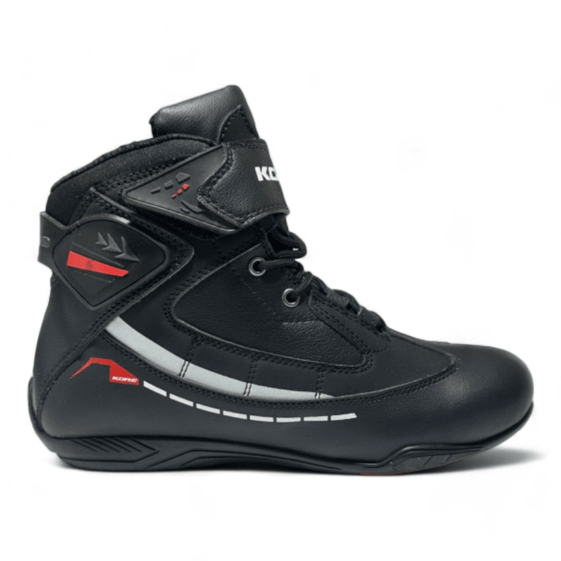 BOTA KORE WARM-UP NEGRO ROJO | PROTECCIÓN Y CONFORT PARA RODAR TODO EL AÑO4