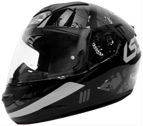 Casco Ls2 Ff 352 Palimnesis Negro Gris1