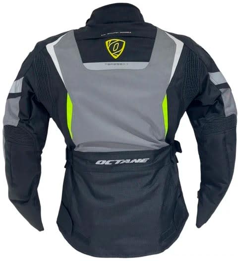 Chaqueta Octane Teressa II negro gris amarillo2