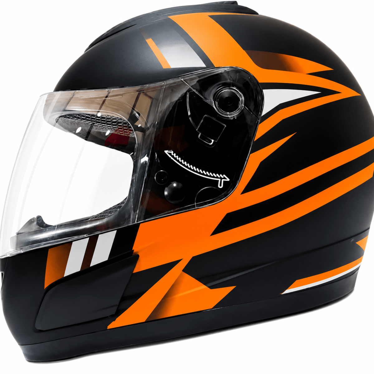 CASCO GHB 626 HERRO NEGRO NARANJO MATE | SEGURIDAD Y ESTILO PARA CADA RUTA1