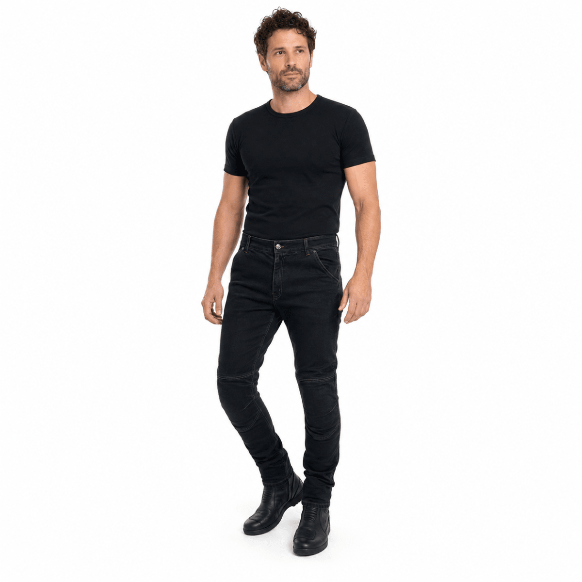 PANTALÓN DE MOTO TIPO JEANS NEGRO CON KEVLAR | PROTECCIÓN DISCRETA PARA EL DÍA A DÍA2
