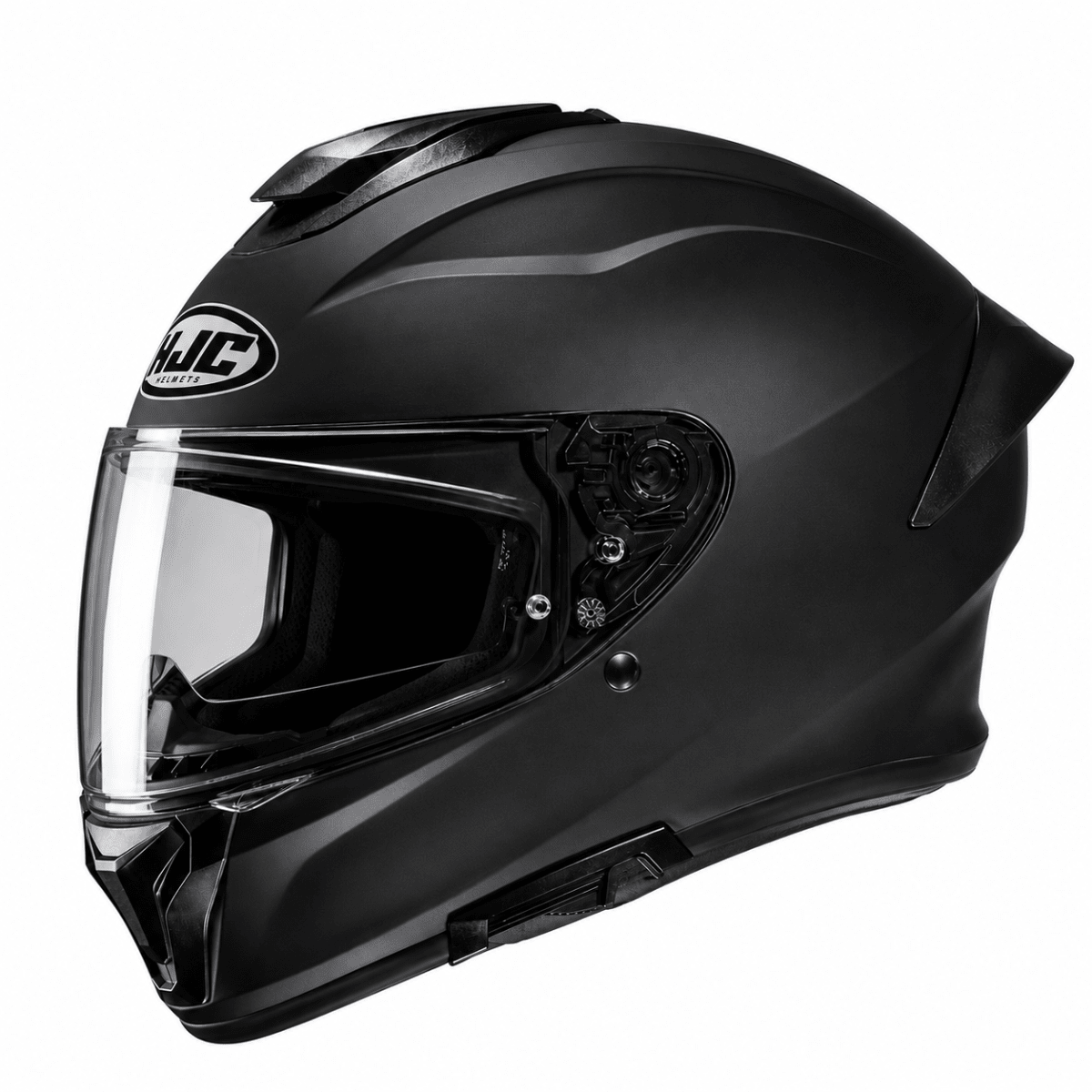CASCO HJC C71 SOLID NEGRO MATE | CASCO INTEGRAL CON VISOR SOLAR2