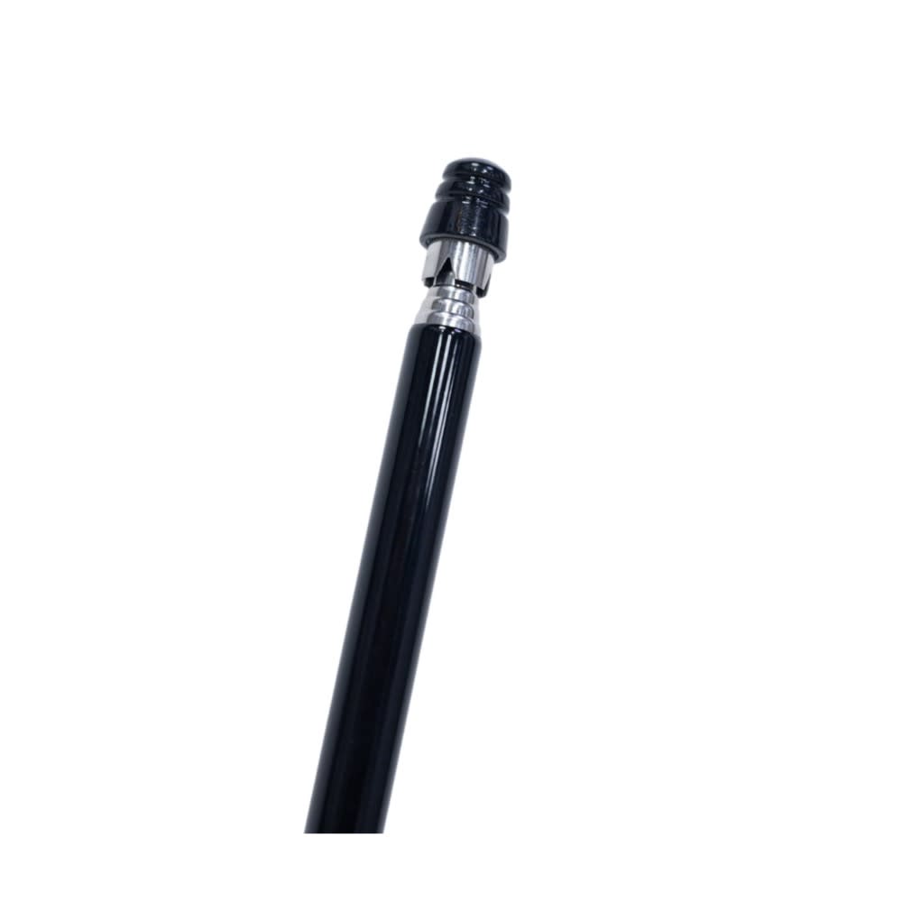ANTENA CORTA HILO PARA MOTO RETRÁCTIL A PERNO NEGRA 47604