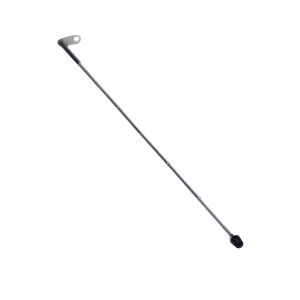 ANTENA CORTA HILO PARA MOTO RETRÁCTIL A PERNO NEGRA 47603