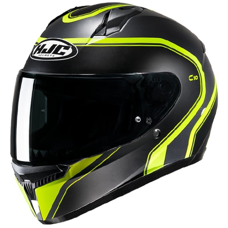 CASCO HJC C10 ELIE NEGRO AMARILLO FLÚOR | CASCO INTEGRAL CERTIFICADO ECE 22.061