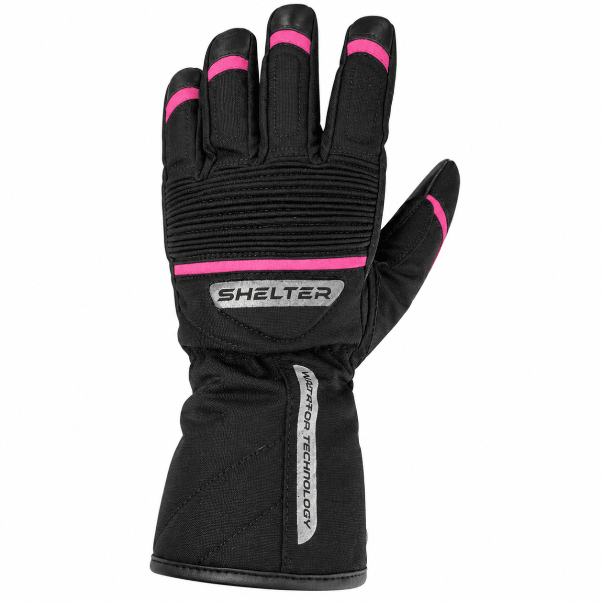 GUANTE SHELTER BLAKE WP NEGRO ROSA | PROTECCIÓN IMPERMEABLE PARA TODO CLIMA1