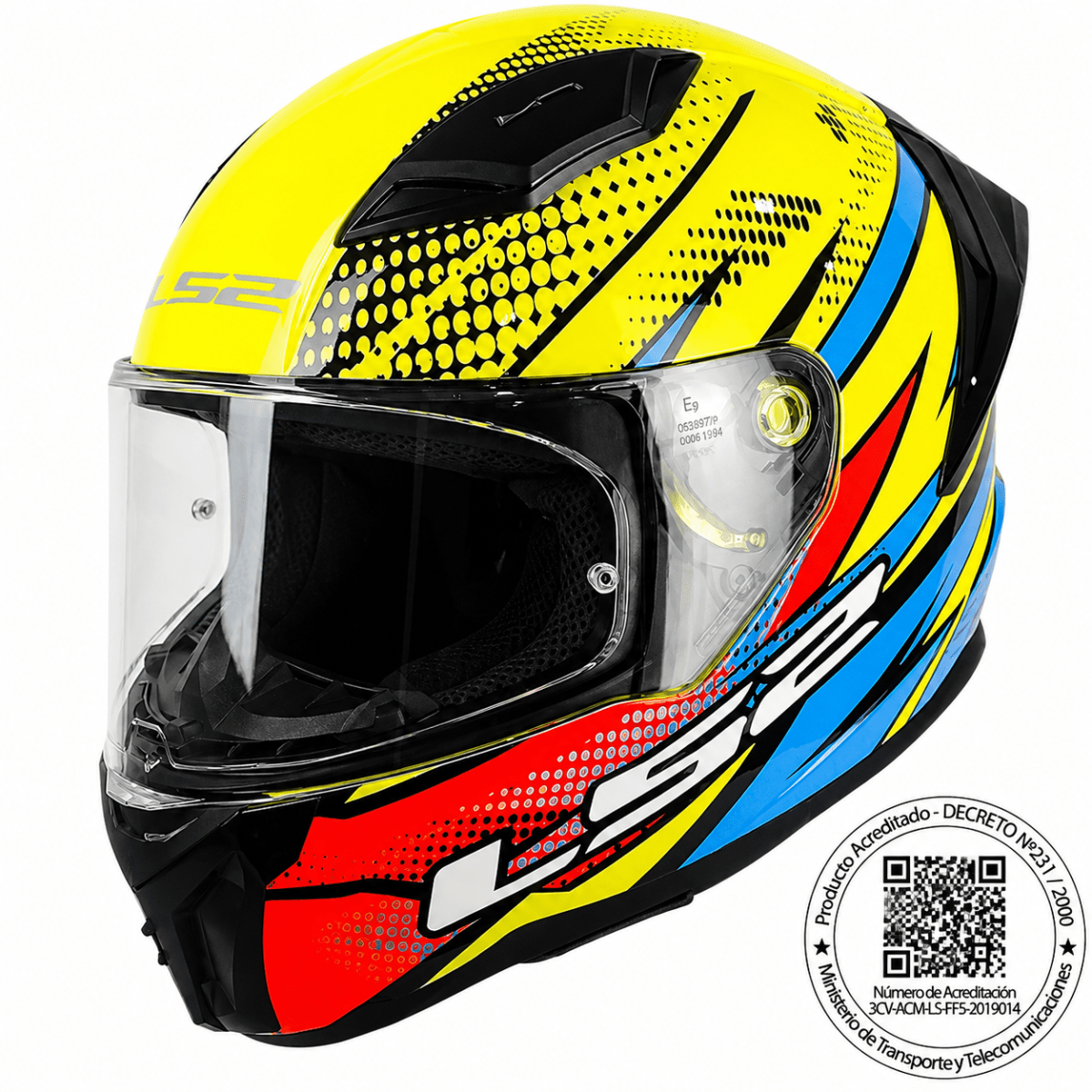 CASCO LS2 FF810 VIGO FLIGHT AMARILLO NARANJO | CERTIFICADO ECE 22.061