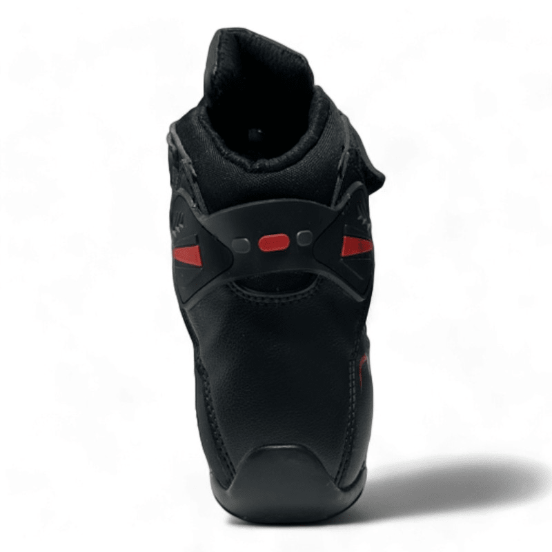 BOTA KORE WARM-UP NEGRO ROJO | PROTECCIÓN Y CONFORT PARA RODAR TODO EL AÑO5