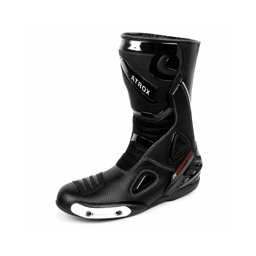 BOTA ATROX RACING LARGA 6004 NEGRA | PROTECCIÓN DE COMPETICIÓN PARA CADA RUTA2