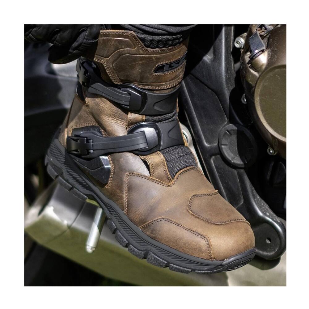BOTA PARA MOTO LS2 ADVENTURE CAFÉ WP HOMBRE5