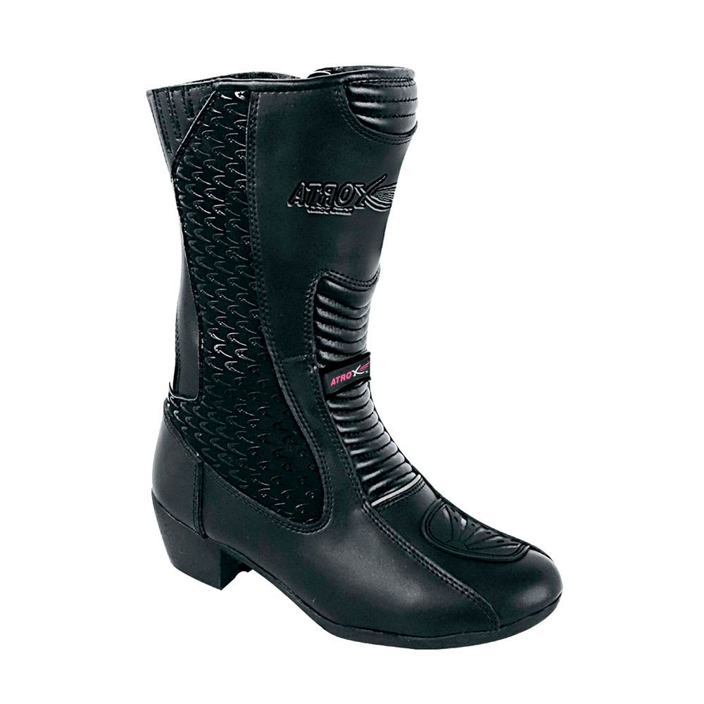 BOTA ATROX TURISMO MUJER LARGA 6070 NEGRA1