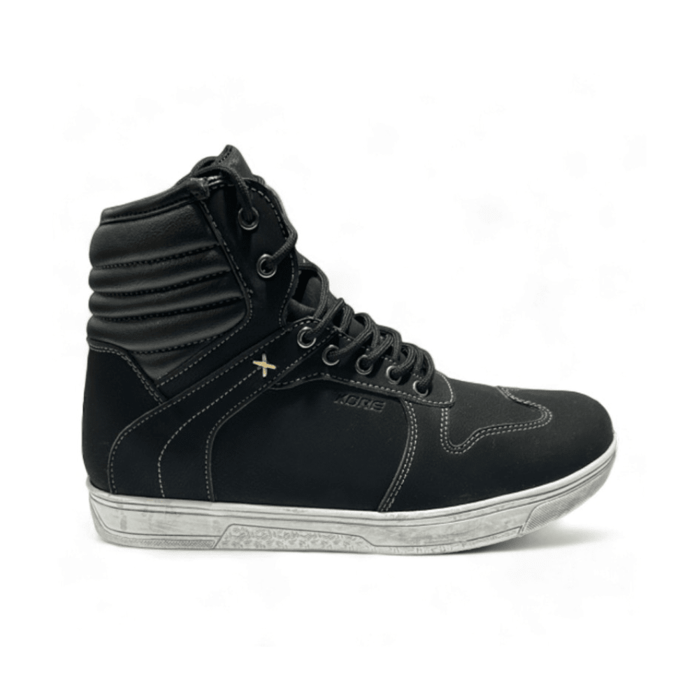BOTA PARA MOTO HOMBRE KORE URBAN CON PROTECCIONES NEGRA3