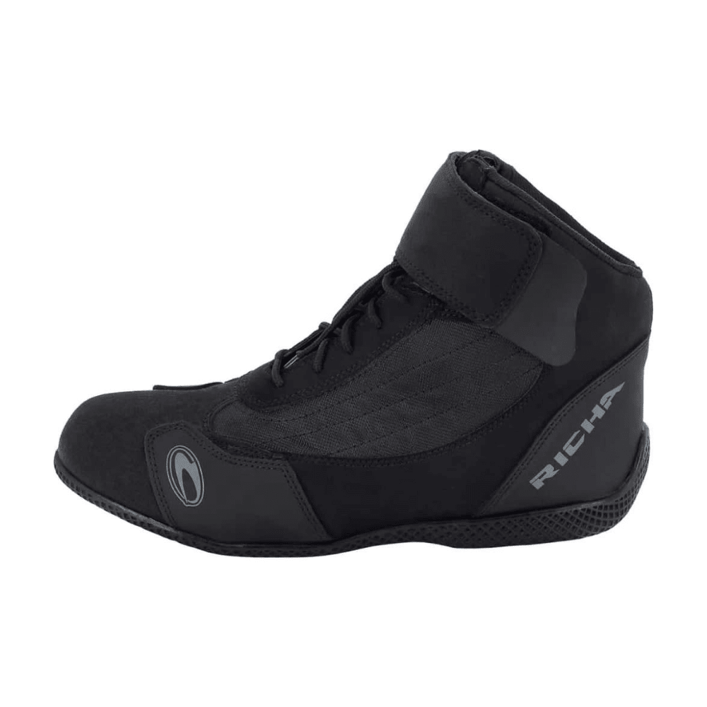 BOTA PARA MOTO RICHA KART EVOLUTION CON PROTECCIONES NEGRA2