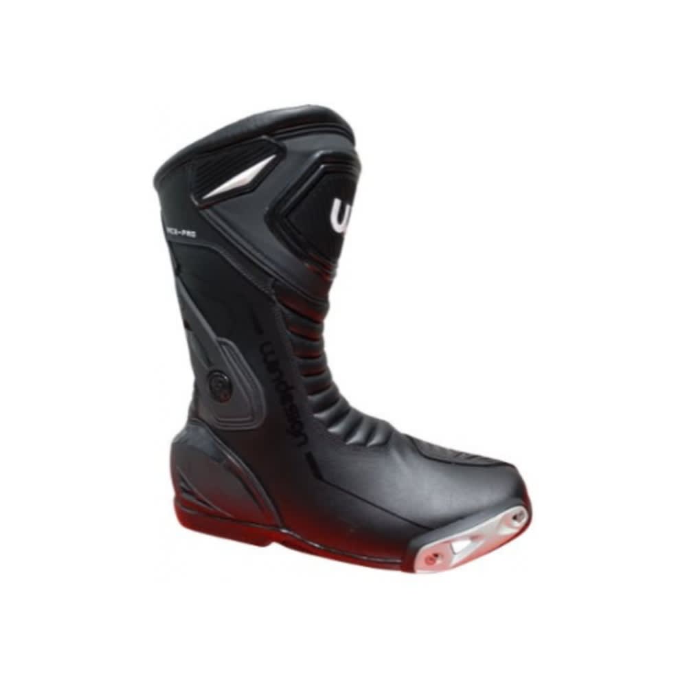 BOTA PARA MOTO WINDESIGN LONGWAY CUERO NEGRA2