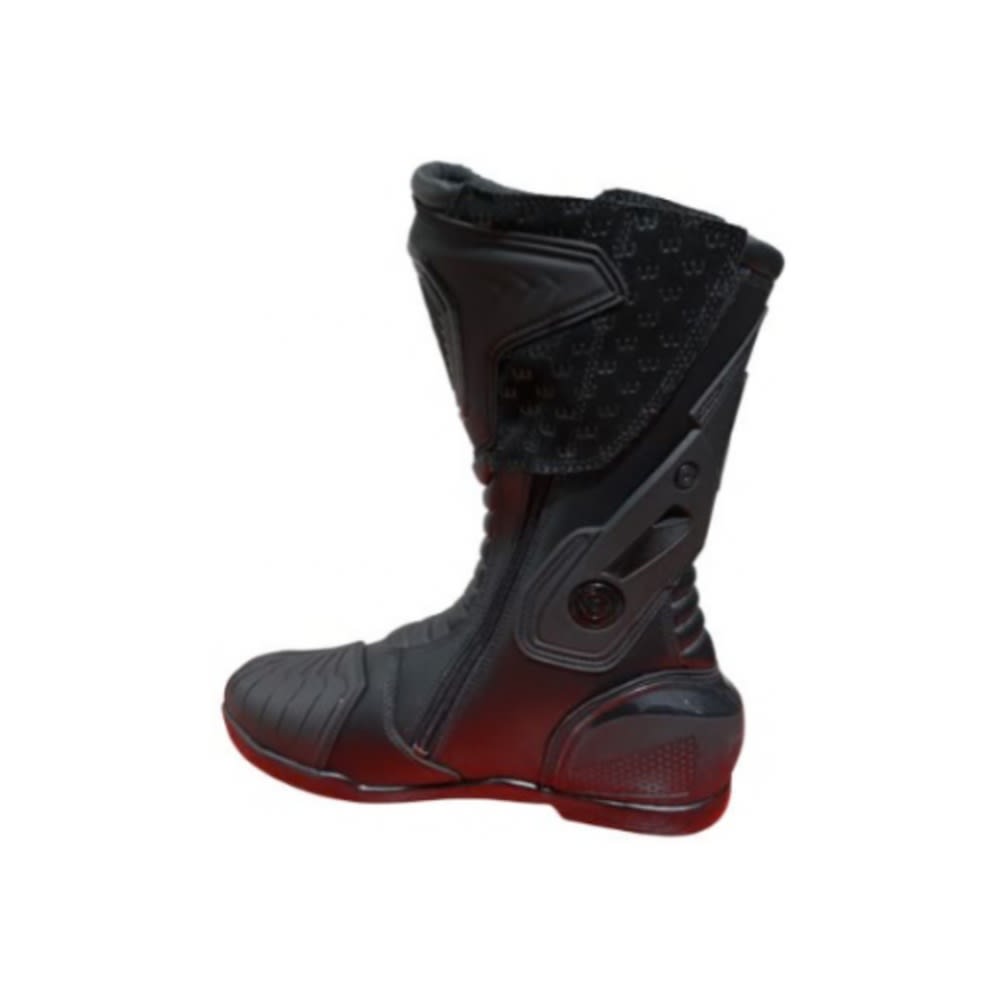 BOTA PARA MOTO WINDESIGN LONGWAY CUERO NEGRA3