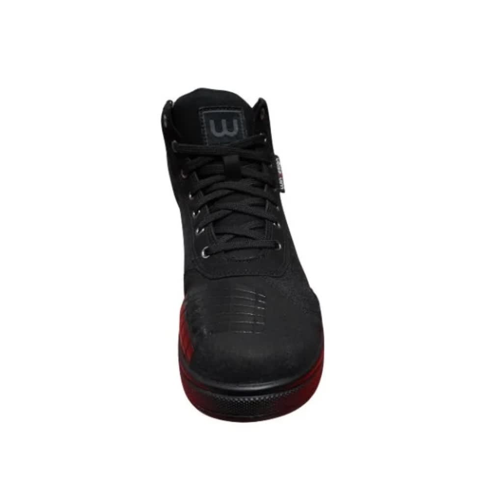 BOTA ZAPATILLA PARA MOTO WINDESIGN LIBERTY NEGRA GRIS5