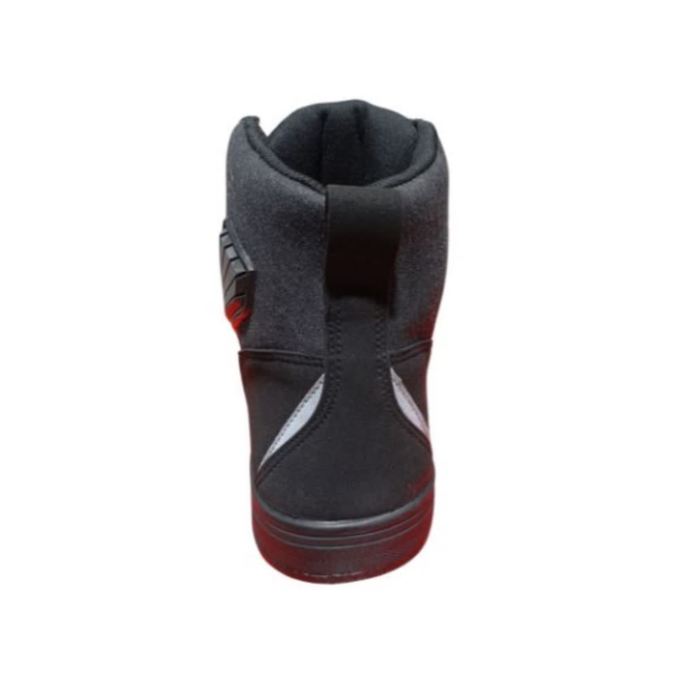 BOTA ZAPATILLA PARA MOTO WINDESIGN LIBERTY NEGRA GRIS6
