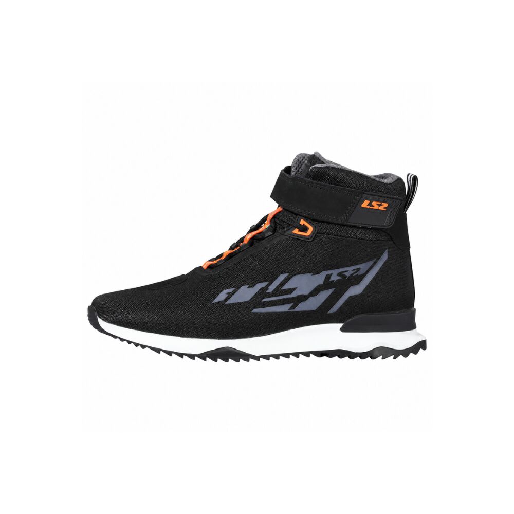BOTA LS2 ACRUX NEGRA NARANJA HOMBRE3