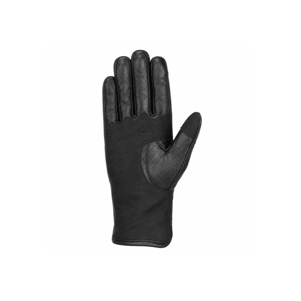GUANTE MOTO CUERO NEGRO INSIGNIA IFGC2