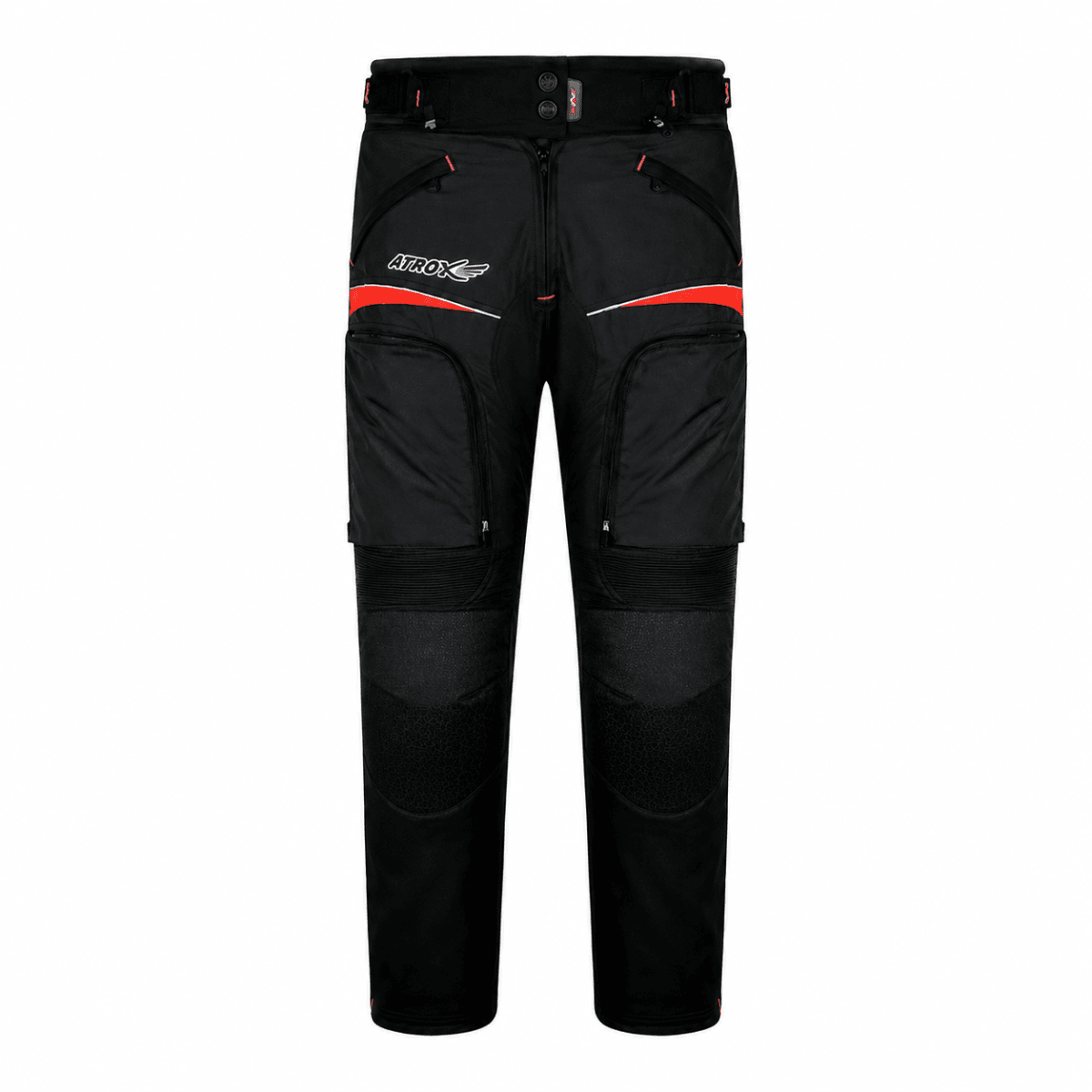 PANTALÓN ATROX MUJER 2683 NEGRO ROJO | PROTECCIÓN Y CONFORT PARA CADA AVENTURA1