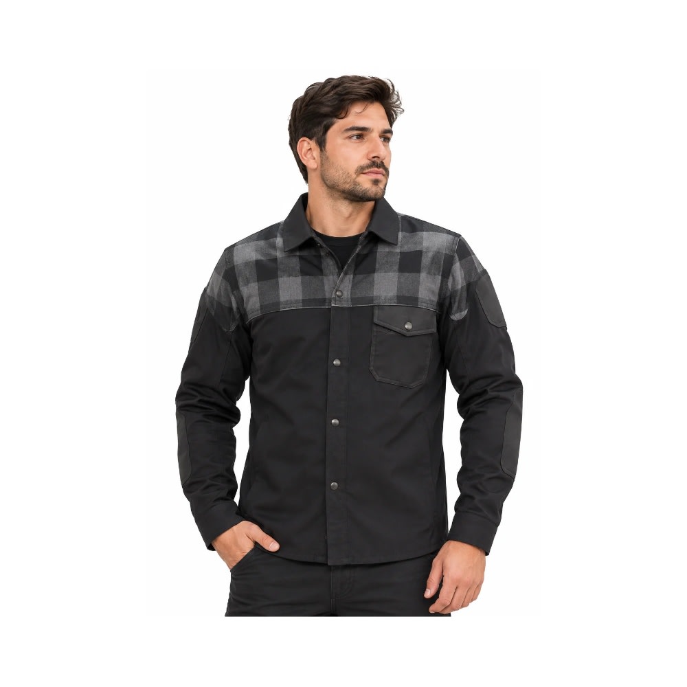 CAMISA PARA MOTO WINDESIGN LEÑADORA NEGRA2