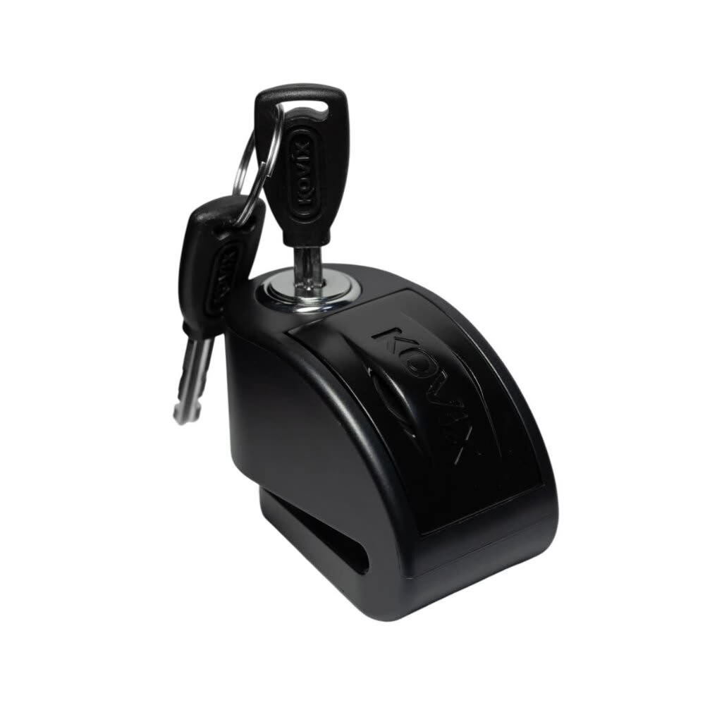 CANDADO PARA MOTO KOVIX KT6 CON ALARMA NEGRO KT6/CB-BK1