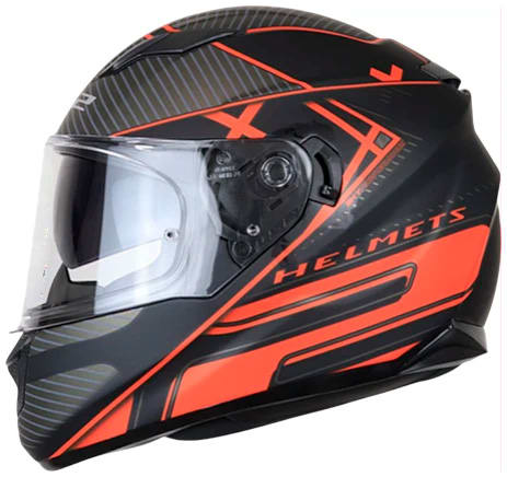 Casco Ls2 ff320 Level Negro Rojo1